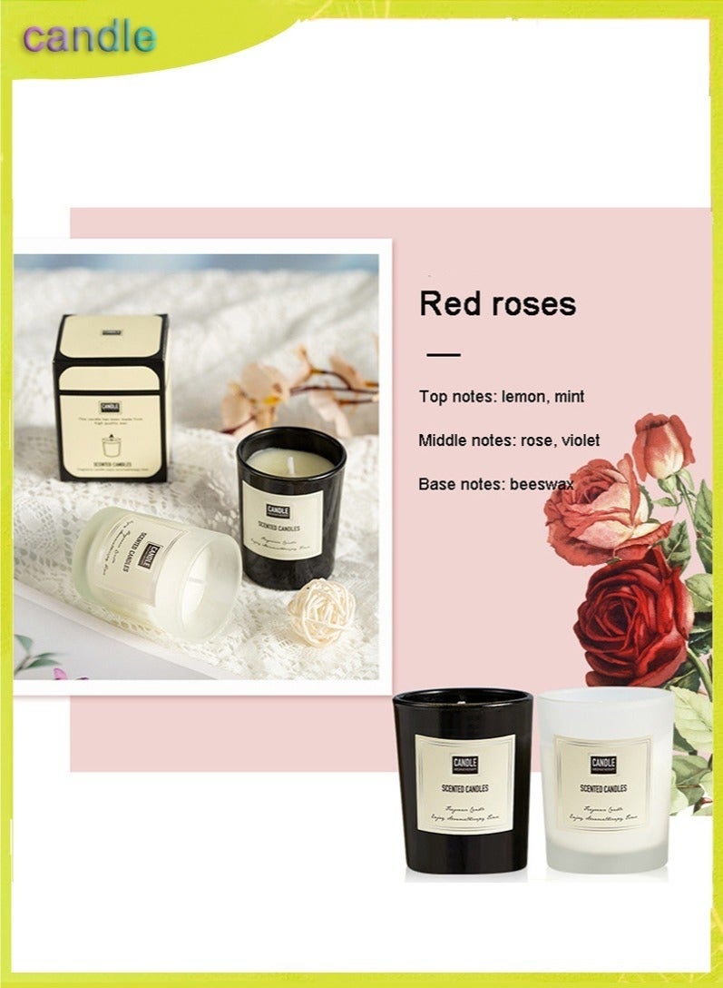 Bukela 2 Pack Scented Candle Crystal Black/White - Image 2