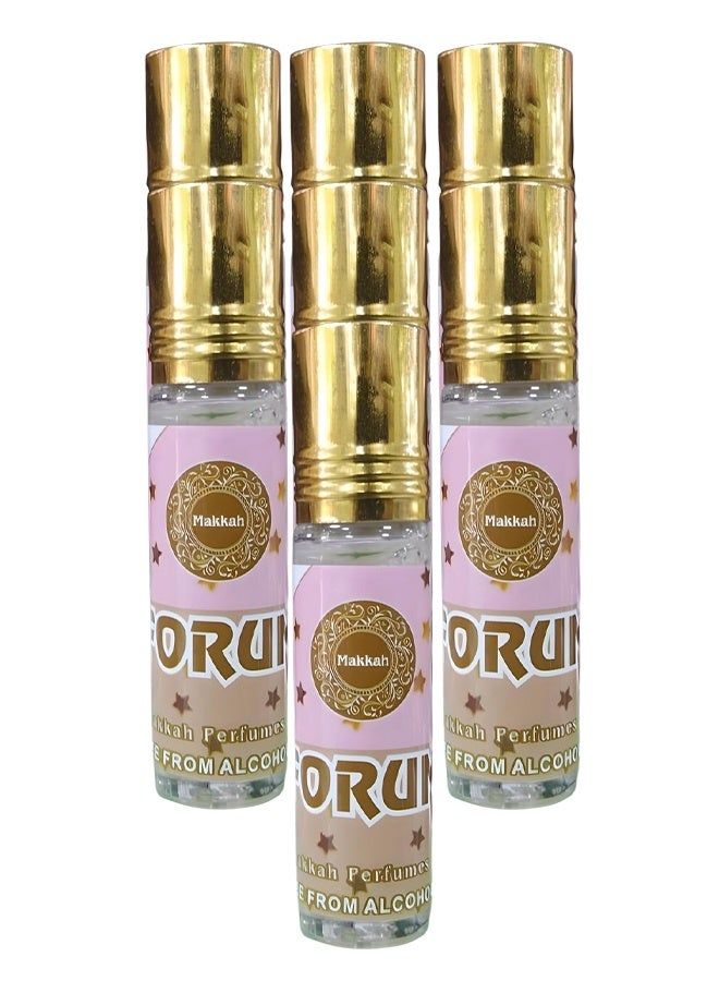 Perfumes 7 Pieces Makkah Forum Perfume Oil 12ml - Image 1
