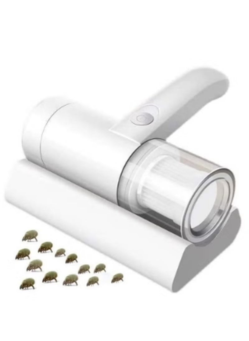 Generic Handheld UV Light Wireless Mite Remover Vacuum Cleaner Effectively Removes Dust Mites Bed Bugs Collector for Bed Home Mattress Pillows Cloth Sofas Carpets  - Image 1