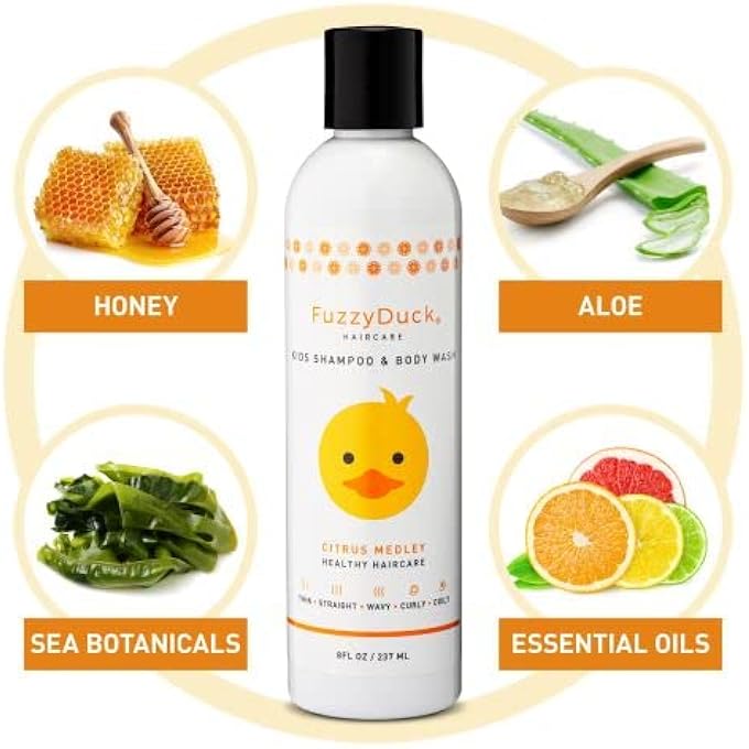 FuzzyDuck KIDS SHAMPOO, 240ML - Image 3