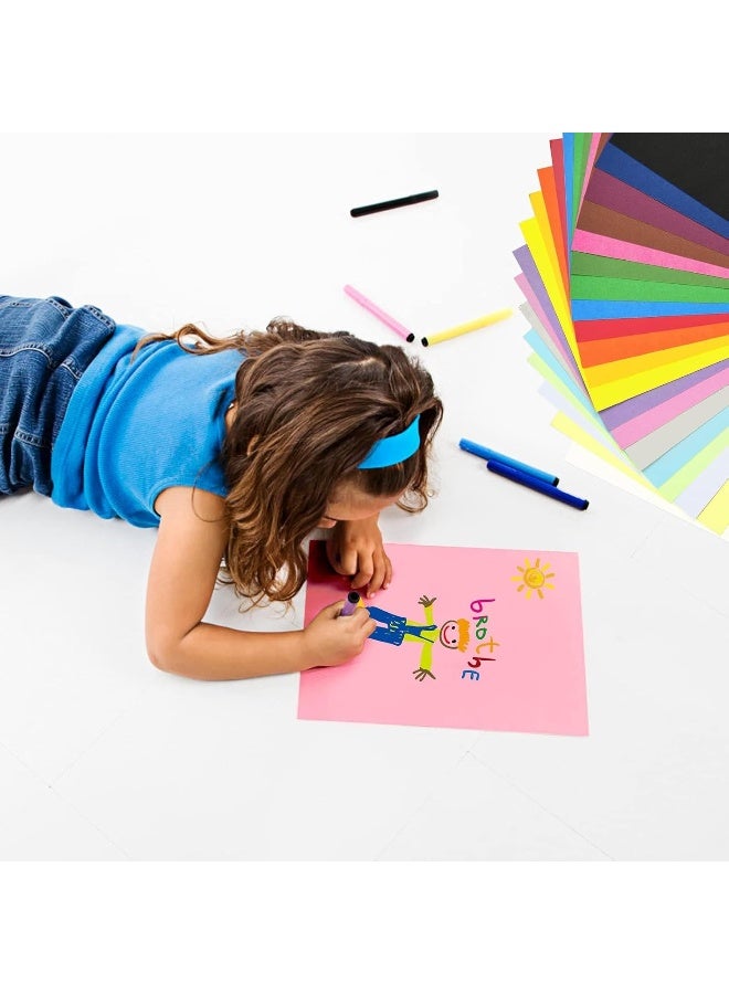 MOMENT 250 Sheets Colored Cardstock Craft Paper, A4 80Gsm Color Paper Sheets For Decorating Drawing Origami Diy Arts And Crafts - 10 Assorted Colors,[ 29.7Cm X 21Cm ] - Image 4