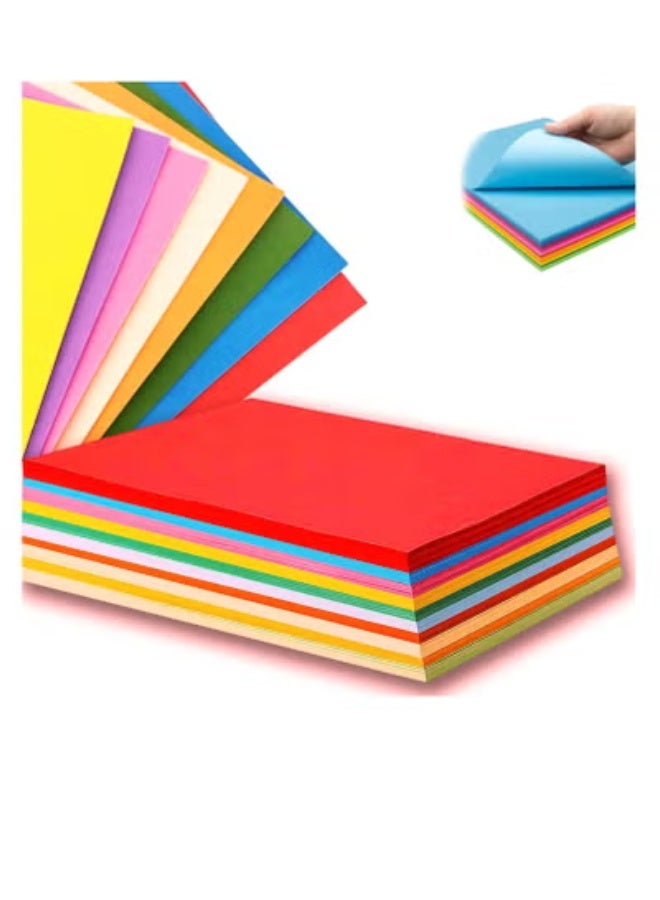 250 Sheets A4 Colored Card Stock Printer Papers, Assorted Colors Paper Sheets, Colorful Cardstock Paper for Crafting, Drawing, Card Making, Scrapbooking - 80gsm Construction Paper Sheets