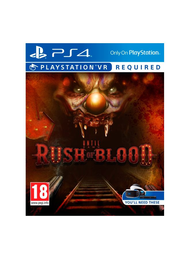 سوني لعبة الواقع الافتراضي Until Dawn: Rush Of Blood من سوني (تتطلب تسجيل فيديو وكاميرا بلايستيشن) - playstation_4_ps4 - Image 1