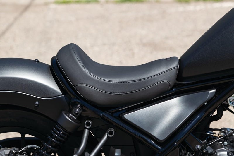 Mustang Motorcycle Seats 84000 Tripper Solo Seat for Honda Rebel 300 & 500 (2017-2021) - Black - Image 4