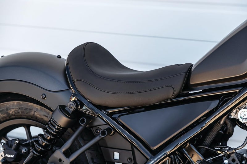 Mustang Motorcycle Seats 84000 Tripper Solo Seat for Honda Rebel 300 & 500 (2017-2021) - Black - Image 3