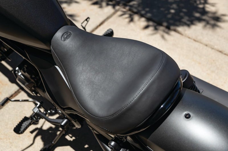 Mustang Motorcycle Seats 84000 Tripper Solo Seat for Honda Rebel 300 & 500 (2017-2021) - Black - Image 2
