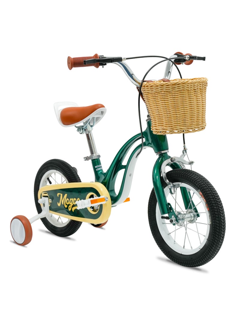 MOGOO Flyer Magnesium Kids Bike 12 Inch Green - Image 2