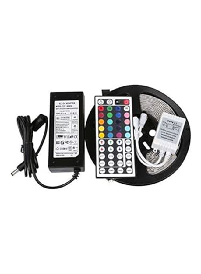 LED Strip Waterproof 5m24 Keys Ir Remote 12v 6a With Power Adapter