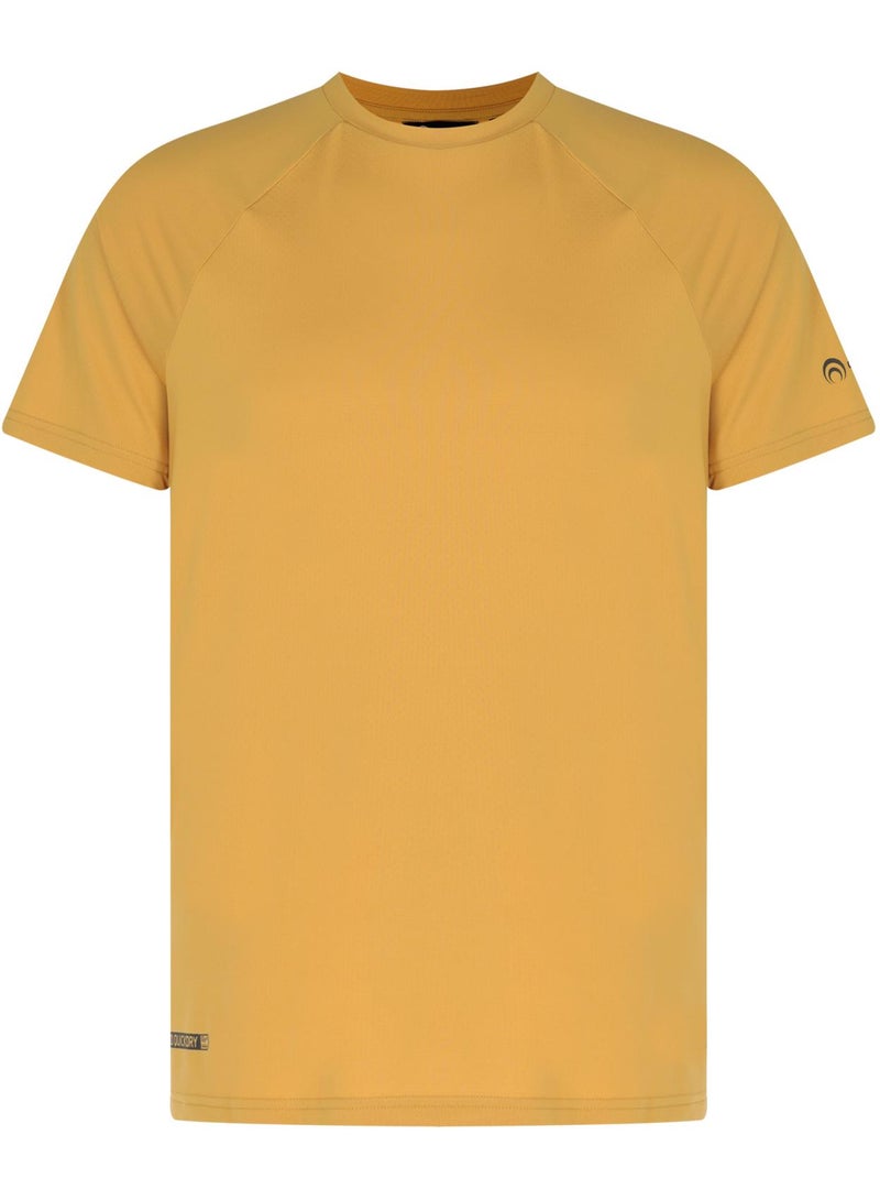 Outventure Outventure Men’s Quick-Dry Mustard T-Shirt – Slim Fit, Stretch Fabric, +ADD QUICKDRY Moisture-Wicking, Durable & Comfortable for Outdoor Activities  - Image 5