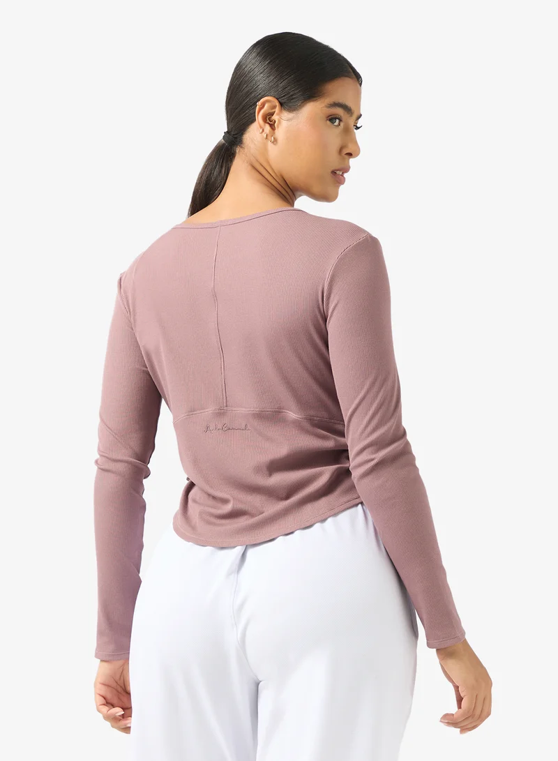 انتا تي شيرت كوميوت بأكمام طويلة