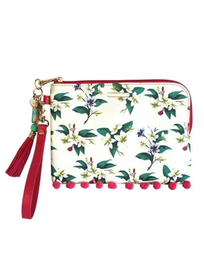 House Of Disaster - Parrot Print Makeup Pouch | Zipper Cosmetic Pouch | Pouch for Kids - Image 1