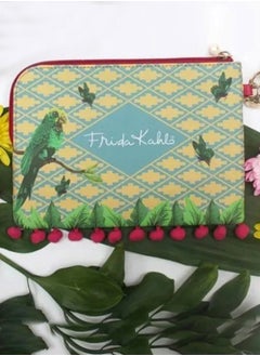 Parrot Print Makeup Pouch | Zipper Cosmetic Pouch | Pouch for Kids