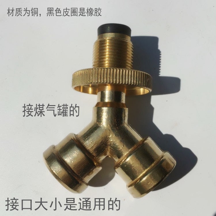 Gas Tank Three-Way One-To-Two Valve High Pressure Valve Low Pressure Valve At The Same Time Use Branch Head Liquefied Gas Fittings - Image 5