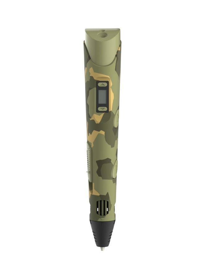 3D Printing Pen With USB Cable Green/Yellow - Image 1