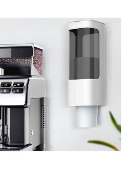 KASTWAVE Cup Dispenser for Water Dispenser, Pull Type Water Cooler Cup Holder Fit 3oz - 5oz Small Cups, Wall Mount Bathroom Disposable Cups Dispenser for Home Office Hospital  - Image 2
