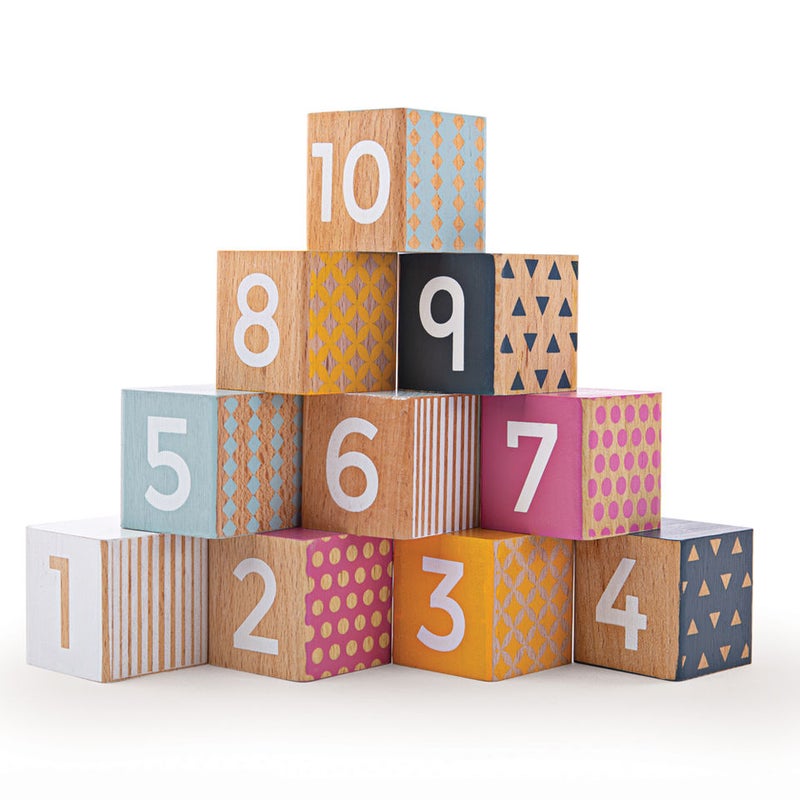BIGJIGS Wooden Number Blocks Fsc 100% 32004