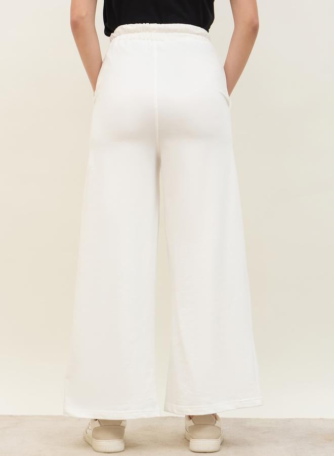 Styli Styli Solid Straight Leg Joggers with Drawstring - Image 5