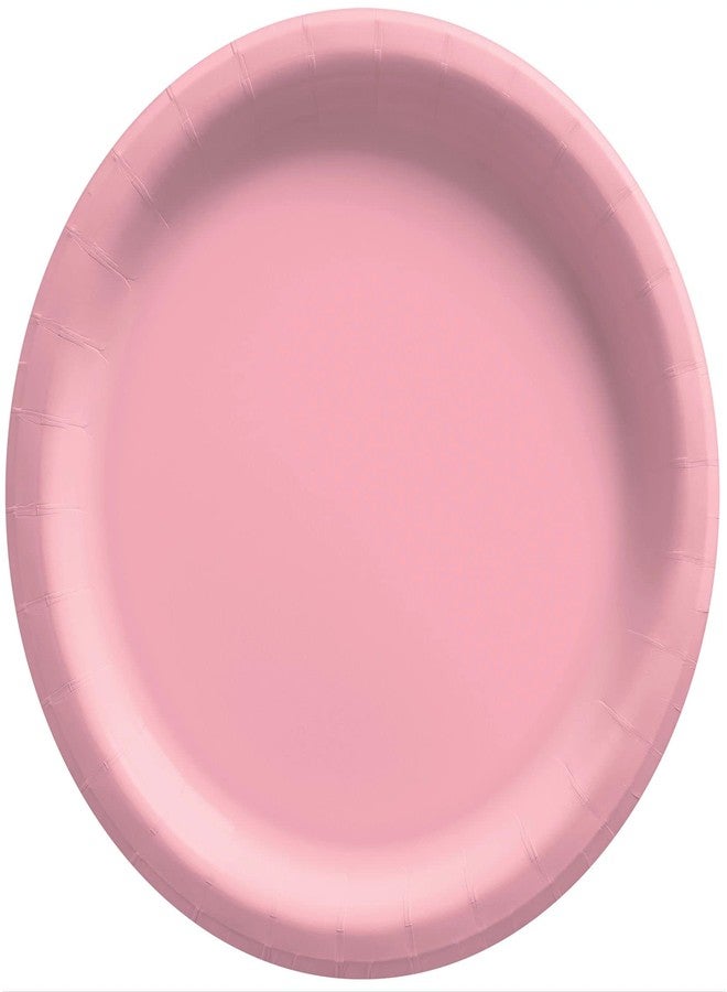 Amscan Round Paper Plates - 6 3/4", 20 Ct., New Pink