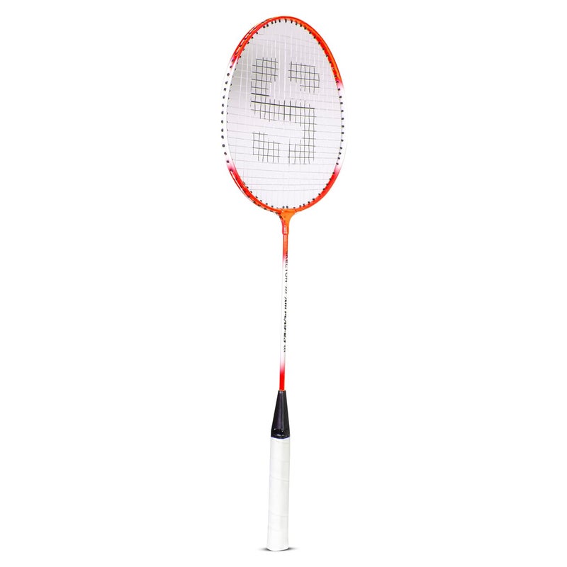 SKELETON Aluminum Badminton Light Weight Racquet,Shuttle Cock Pack of 3 | (White - Orange) - Image 4