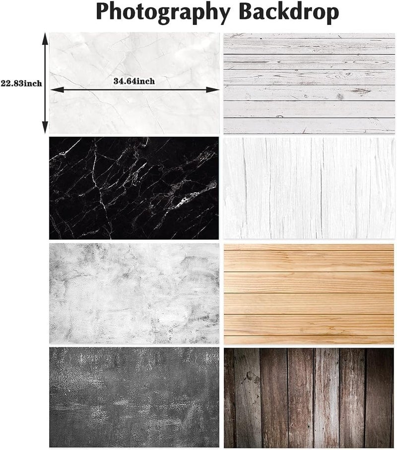 BPA® (Pack of 4) Double Sided Photography Backdrop for Food, Photography Props for Jewelry Cosmetics Makeup Small Parts Props (22.83X34.64 inch) - Image 5