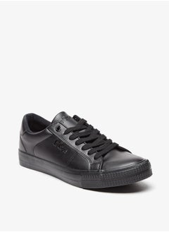 Lee Cooper حذاء رياضي Monotone منخفض الكاحل للرجال مع إغلاق برباط  - Image 1