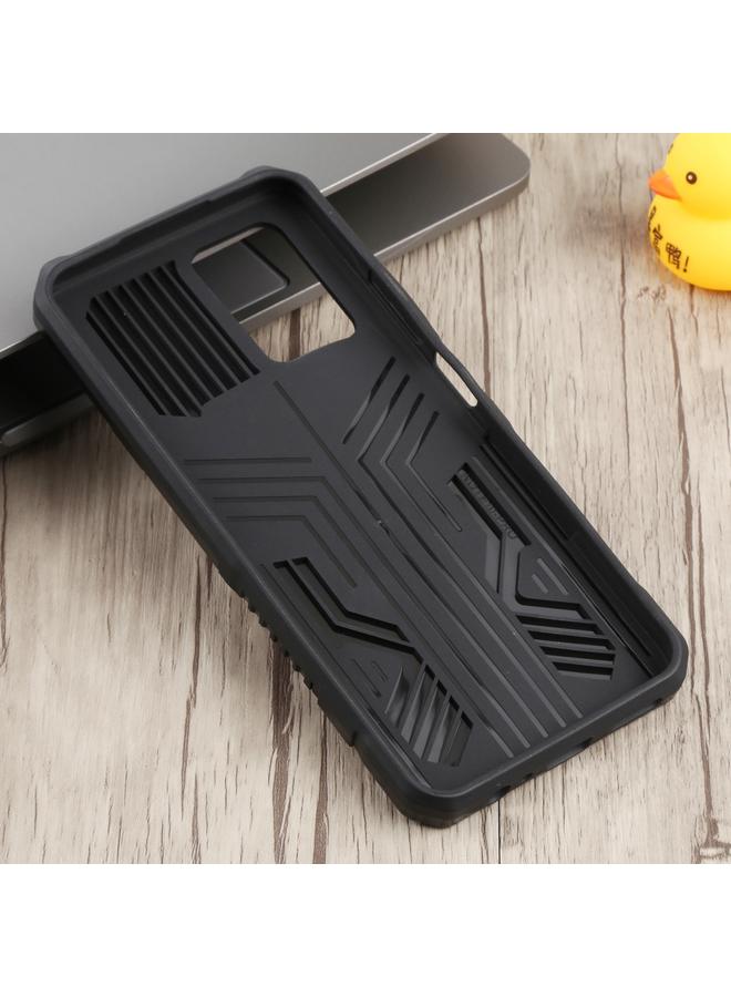 S-TOP Case For Infinix Note 10 Pro Armor Warrior Shockproof PC + TPU Phone Case - Image 3