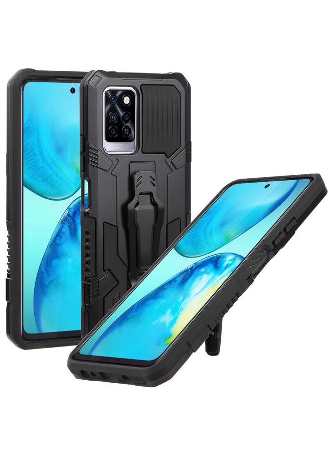 S-TOP Case For Infinix Note 10 Pro Armor Warrior Shockproof PC + TPU Phone Case - Image 1