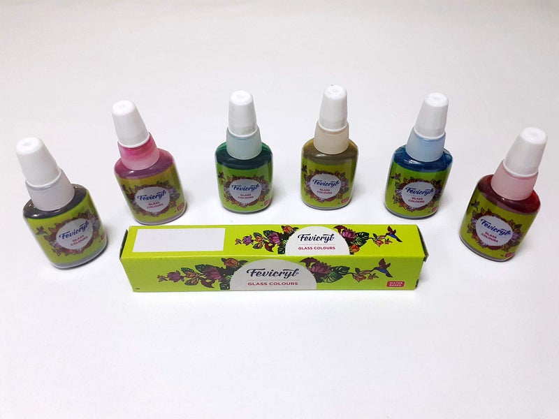 Rainbow DIY - Fiberglass Painting Kit, Flower Pot with Fruits, Medium (7.75x10.5 inch), Design No. 1207 - Image 4