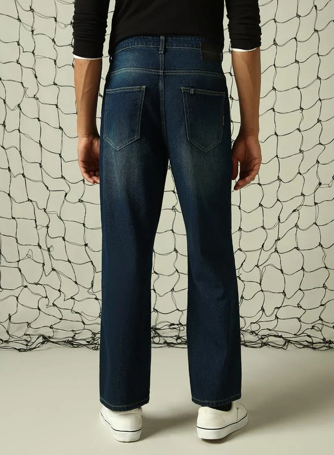 Hubberholme Men Indigo Jeans - Loose Fit Stylish and Comfortable