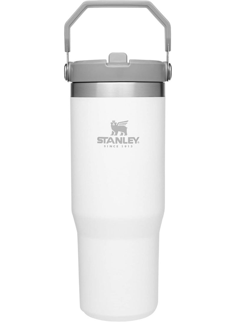 ستانلي كوب تسوق ستانلي آيس فلو 2.0 القابل للطي مع مقبض، سعة 30 أونصة | غطاء قابل للفتح والطي | زجاجة مياه مانعة للتسرب | ستانلس ستيل معزول | خالٍ من مادة BPA | - Image 1