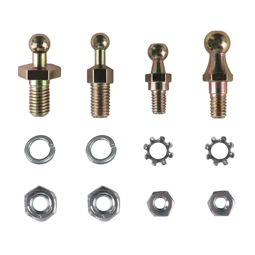 GGTE 202 Carburetor Throttle Ball Assortment for Holley Carburetor Linkage and Control Steel Material Throttle Ball Kit - Image 1