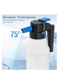 KASTWAVE بخاخ رغوة كهربائي لغسيل السيارات، مدفع رغوة، خرطوم قاذف رغوة، بخاخ ضغط 1.5 لتر، غسالة رغوة محمولة باليد، أداة تنظيف رغوة الرش، مضخة رغوة قابلة لإعادة الشحن عبر USB للمنزل والحديقة والسيارة  - Image 3