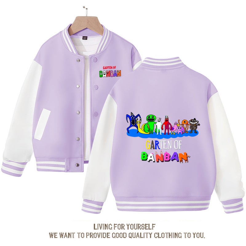 2023 Boys And Girls Baseball Uniform Class Garden Autumn Children'S Jacket Casual Jacket Baby Jacket - Image 4