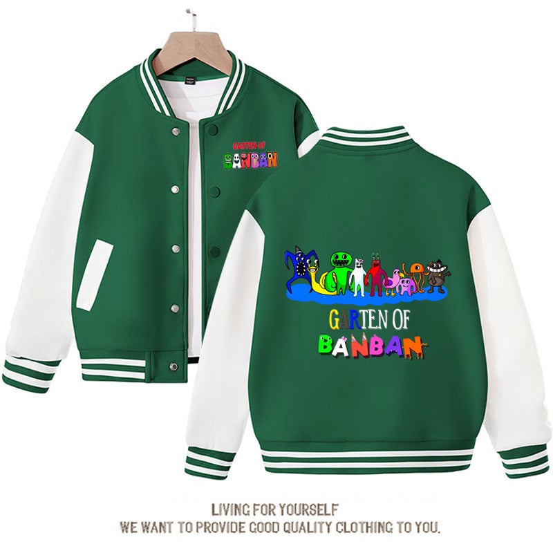 2023 Boys And Girls Baseball Uniform Class Garden Autumn Children'S Jacket Casual Jacket Baby Jacket - Image 5