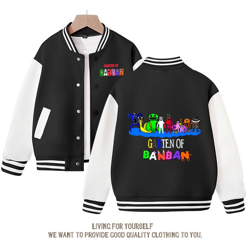 2023 Boys And Girls Baseball Uniform Class Garden Autumn Children'S Jacket Casual Jacket Baby Jacket - Image 2