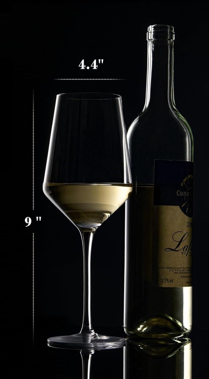 VILON Wine Glasses Set of 6 360ml Clear RedWhite Wine Glasses Long Stem Wine Glasses for Party Wedding and Home - Image 4