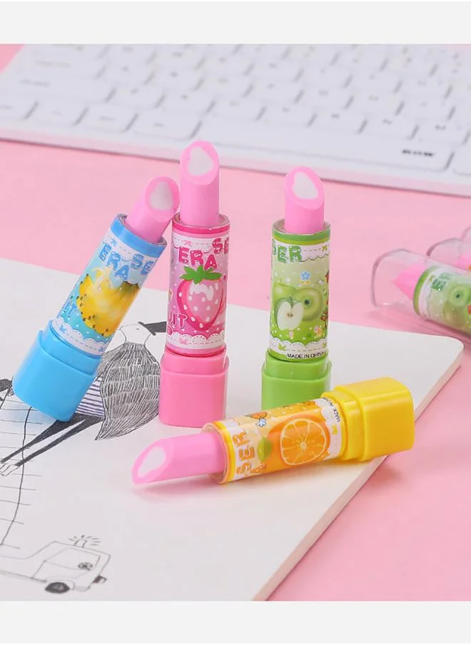 ستايلي Set of 4 - Lipstick Shape Eraser