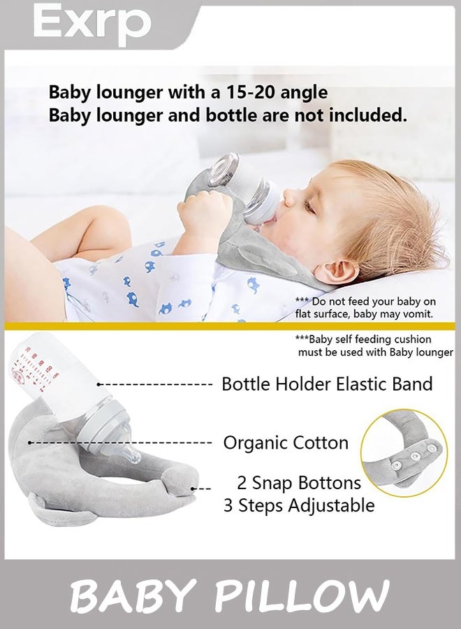 Exrp Baby Pillow,Breastfeeding Pillow,Nursing Cushion for Bottle Feeding Comfort,Arm & Wrist Relief Pillow for Infant Care - Image 3