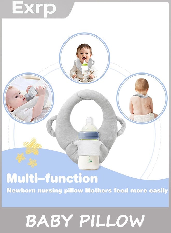 Exrp Baby Pillow,Breastfeeding Pillow,Nursing Cushion for Bottle Feeding Comfort,Arm & Wrist Relief Pillow for Infant Care - Image 5