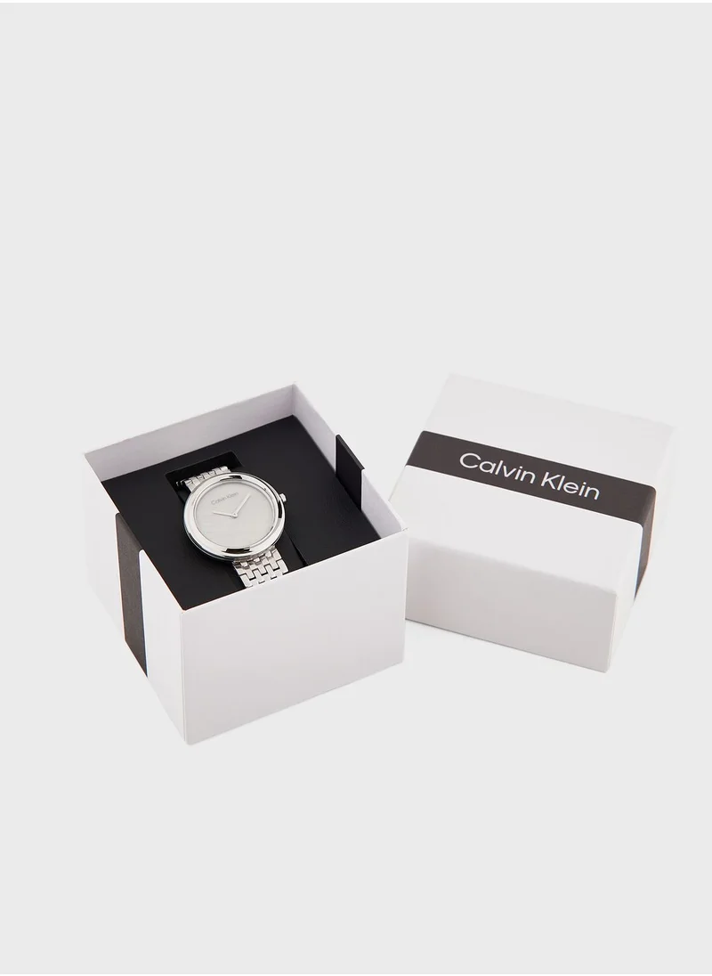 CALVIN KLEIN Twisted Bezel Analog Watch