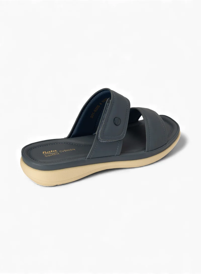 Bata Navy Comfit Casual Slip-On Sandal for Women | Best Price UAE