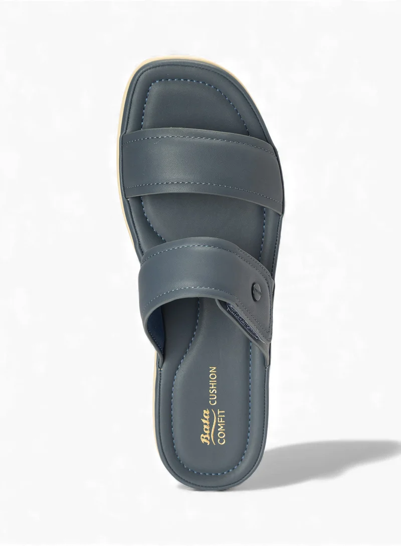 Bata Navy Comfit Casual Slip-On Sandal for Women | Best Price UAE