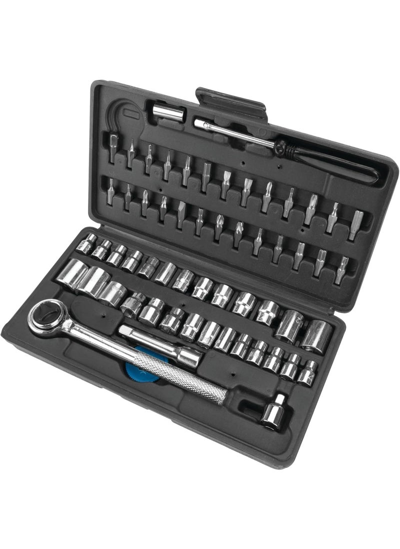 Performance Tool Performance Tool W1168 SAE/Metric 60-Piece Socket (1/4-Inch & 3/8-Inch Drive) and Bit Set  - Image 2