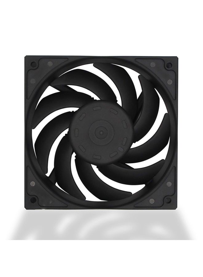 BURAQ F120 Computer CPU Radiator Cooling Fan (Black)  - Image 2