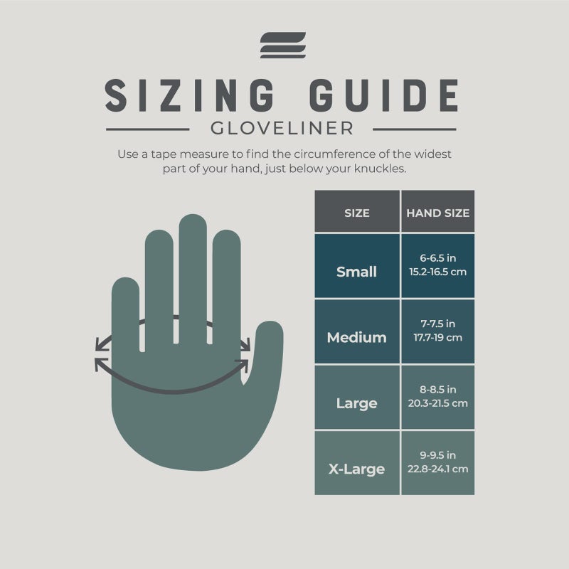 MERIWOOL Merino Wool Glove Liners - Touchscreen Compatible - Image 2