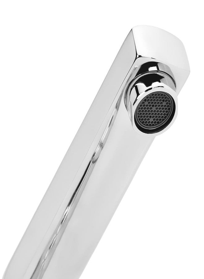 Hindware Italian Collection F360028CP Element Hot and Cold Sink Mixer with Swivel (Deck Mounted), Brass with Chrome Finish - Image 4