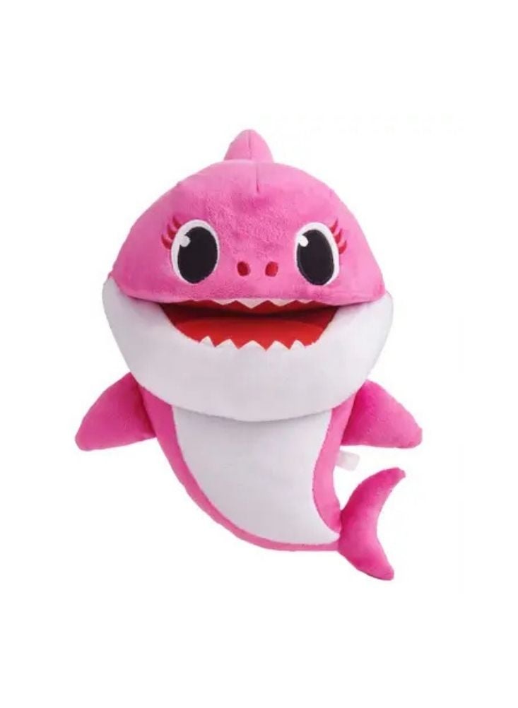 بريميم لعبة القرش الوردي المحشوة – دمية ناعمة ومحبوبة للأطفال. - Image 1
