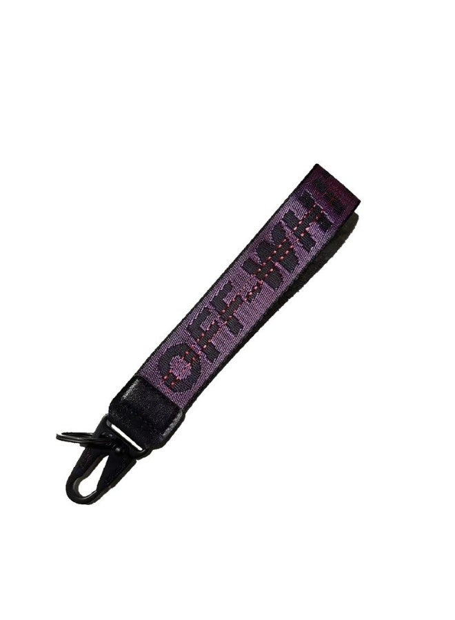 OFF-WHITE Street fashion keychain key ring lanyard - Image 1