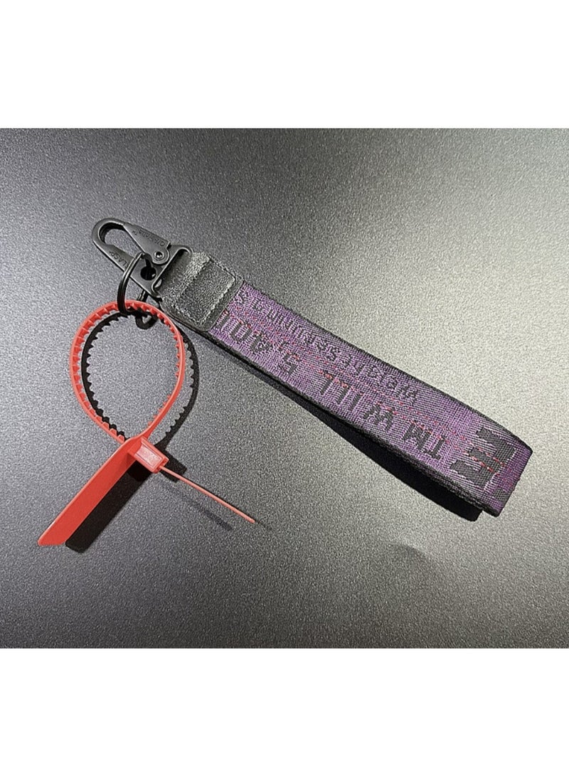 OFF-WHITE Street fashion keychain key ring lanyard - Image 3
