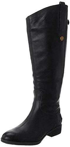Sam Edelman Women's Penny Classic Equestrian Boot, Black Leather, 9 Medium US - Image 5